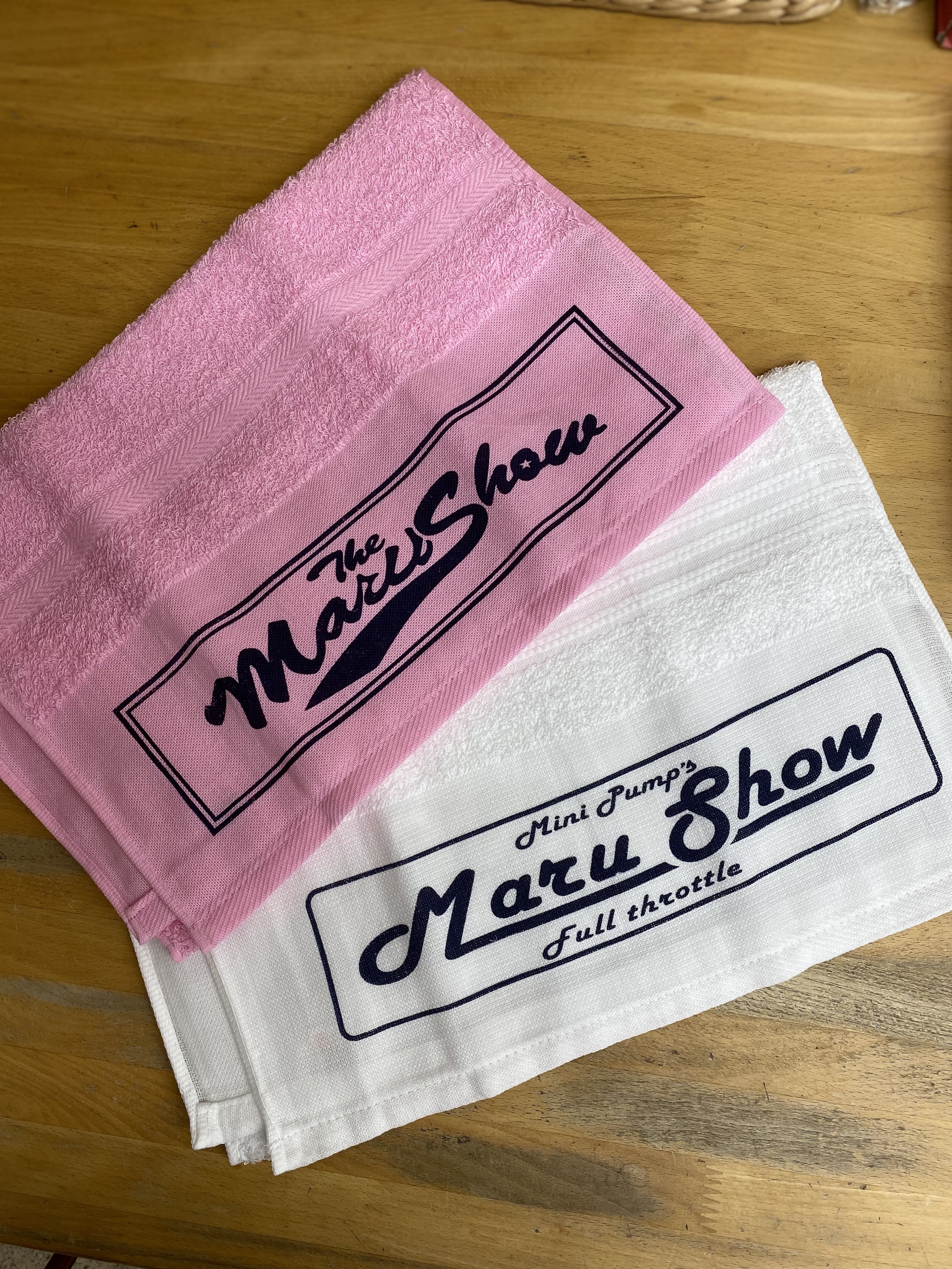 オリジナルロゴ入りタオル